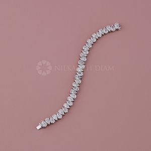 Nuevo Brazalete de Diamantes con Corte de Pera de 25.00 Quilates para Boda y Aniversario, con Claridad VVS y Certificado IGI - Product Image 2