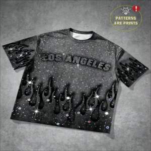 Camiseta de Algodón Premium para Hombre, Estilo Urbano, Impresión Gráfica DTG Personalizada, Cuello Redondo, Verano, Casual, Inspirada en Raim Stone - Product Image 2