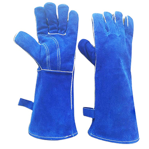 Short cuff split cow leather tig welding <b>gloves</b> heat resistant <b>work</b> safety <b>gloves</b> Custom Wholesale Rate Welding <b>Gloves</b> - Product Image 1