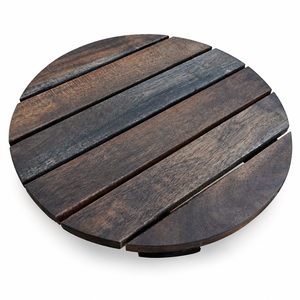 Hot Sale Acacia Wood Plant Tray <b>Trolley</b> Heavy Duty Rolling Planter Dolly Lockable Casters Minimalist <b>for</b> Home Use <b>Shopping</b> Mall - Product Image 1
