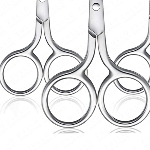 Ciseaux à ongles en acier inoxydable arc-en-ciel, lames pointues, logo personnalisé disponible, taille personnalisée pour les soins des ongles - Product Image 6