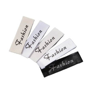 Étiquettes autocollantes tissées douces de qualité supérieure, personnalisées avec votre logo, imprimées avec du fil brillant, durables, 500 unités - Product Image 5