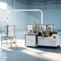 Maquinaria de Producción Combinada para Vasos Desechables, Equipo de Procesamiento Multiusos, Máquina para Fabricar Vasos de Papel