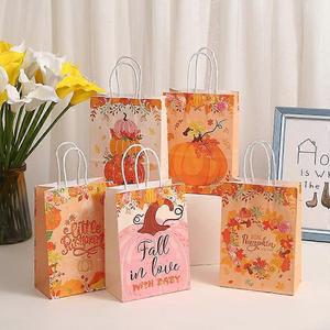 Colorful Art Paper Gift <b>Bags</b> With Twisted Handles Recyclable Standard Flat <b>Bags</b> For Business Shopping - Product Image 5
