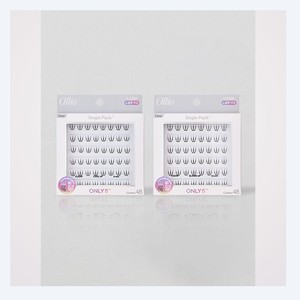 ต่อขนตา Ollio Korean Olrio แบบไม่ใช้กาว แพ็คเดี่ยว PLUS แบบใส แบบสั้น 2 แบบ 1 ตัวเลือก - Product Image 2
