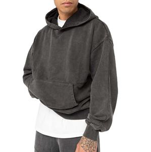 Veste à capuche 100% coton, imprimée sur mesure, avec poche, fermeture éclair sur le devant, unisexe, décontractée, pour l'été, coupe classique, couleur unie - Product Image 1