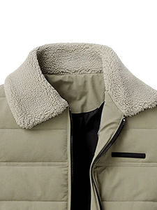 Chaqueta de plumas brillante personalizada con capucha para hombre, chaqueta acolchada con logotipo personalizado, chaqueta acolchada al por mayor - Product Image 2