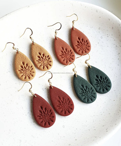 Beautiful Green Glass Fashion Glass <b>Crystal</b> Earrings for Women Metal Resin Geometric Statement Earrings Girls Party Gift - Product Image 4