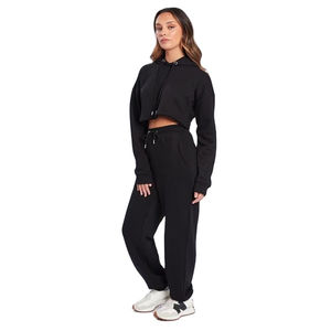 Sportswear 2-Piece Set Custom Wholesale Factory <b>Hoodies</b> with Lace Decoration <b>for</b> Outdoor <b>Gym</b> Tracksuit - Product Image 1