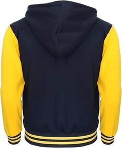Custom Men's <b>Kids</b> Varsity <b>Jacket</b> <b>Baseball</b> Letterman <b>Jacket</b> Leather Sleeves Embroidered Logo OEM Wholesale Manufacturer - Product Image 2