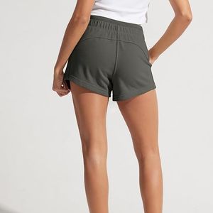 <b>Women's</b> Mid Waist <b>Board</b> <b>Shorts</b> 100% Cotton Breathable Fleece Fabric Custom Logo Decoration Streetwear Hot New Summer Colours - Product Image 2