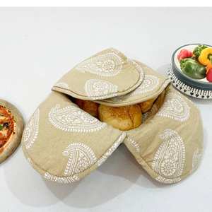 ตะกร้าสำหรับพักแป้งขนมปัง ทำจากผ้าฝ้ายลินินแท้ ดีไซน์ทันสมัยไม่ซ้ำใคร สำหรับร้านเบเกอรี่ที่บ้าน ผู้เชี่ยวชาญด้านการอบขนม ผู้ส่งออกชาวอินเดีย - Product Image 1