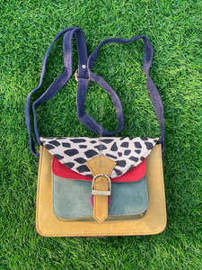 กระเป๋าสะพายไหล่หนังขนสัตว์พิมพ์ลายสัตว์สไตล์ตะวันตกใหม่คุณภาพสูงแฟชั่นหนังขนสัตว์หนังแท้คุณภาพสูงสายสะพายข้าง - Product Image 4