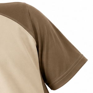T-shirt col rond 100 % coton personnalisé, respirant, séchage rapide, coupe décontractée, style formel, usine de vêtements à marque privée - Product Image 4