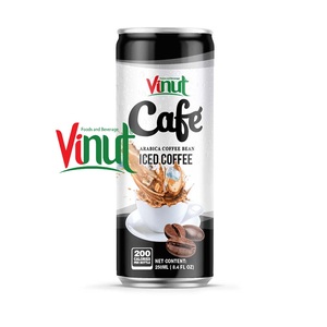 กาแฟอาราบิก้า เมล็ดกาแฟ คาปูชิโน่ เครื่องดื่ม กระป๋องอะลูมิเนียม 250 มล. VINUT สำหรับขายส่ง ผู้นำเข้า ผู้จัดจำหน่าย - Product Image 5
