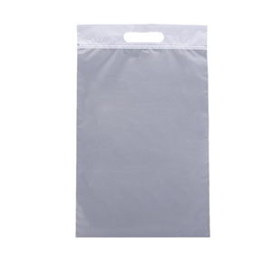 <b>Clothes</b> Packaging <b>Pvc</b> Clear Zipper High Quality New Custom Luxury Frosted White Shipping Bag With Logo - Product Image 1