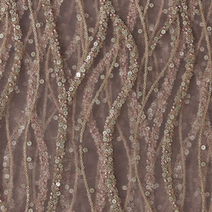 Tissu brodé de qualité supérieure pour vêtements de mode féminine, vêtements de créateurs, robes de soirée, kaftans, abayas, vêtements de mariée - Product Image 3