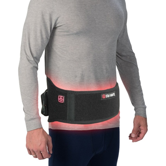 OEM Washable Portable Cordless Heated Waist Pad Belt With 3 Heating Levels for Back for Back Pain Relief