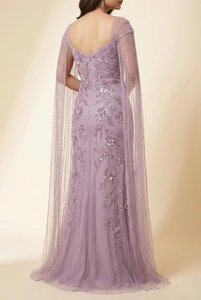 Vestido de Noche Formal de Lujo con Lentejuelas y Cuentas, Diseño Estrella, Cuello Alto, Manga Casquillo, Malla Transparente y Bordado, Pedido al por Mayor 2026 - Product Image 3