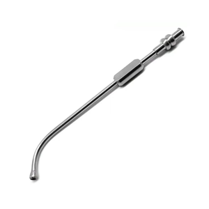Tube d'aspiration médical en acier inoxydable, instrument chirurgical d'aspiration pour applications cliniques et hospitalières - Product Image 1