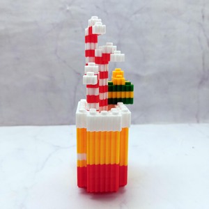 Mini Christmas Stocking Educational <b>Plastic</b> Building <b>Block</b> DIY Toy Set with 172 Pieces for Ages 14+ - Product Image 3