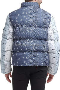 Chaqueta Acolchada de Invierno Unisex con Capucha y Diseño de Burbujas, Relleno de Algodón, Estilo Urbano, 360g, Color Índigo - Product Image 3