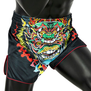 Pantalones Cortos de Satén para Entrenamiento de Muay Thai, Cómodos para Práctica de Kickboxing, Ropa Deportiva para Artes Marciales, Pantalones Cortos de Gimnasio - Product Image 1