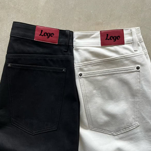 Pantalones cargo vaqueros acampanados para mujer con múltiples bolsillos, pantalones cargo de mezclilla estilo urbano para chicas, proveedor con MOQ bajo - Product Image 5