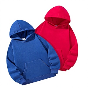 Customizable Plain Dyed Color Block Winter Lined Boys Eco-Friendly Breathable Hoodie Pullover Sweatshirt Long Sleeve Fleece - Product Image 1