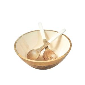 Handmade Natural Wood Eco-Friendly American Style <b>Salad</b> Serving <b>Bowl</b> Premium Quality Customizable Size <b>Large</b> Dining Decor <b>Bowl</b> - Product Image 6