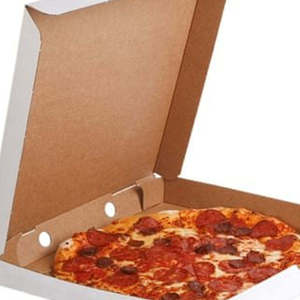 Disposable 3.5 Inch Mini Cardboard Pizza <b>Boxes</b> Portable Mini Pizza Cake for Cookies <b>Party</b> Favors with Embossing Feature for Food - Product Image 5
