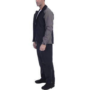 Waterproof Outdoor Zipper Hood Jacket Short Sets Mens <b>Wind</b> <b>Breaker</b> Suits Men's Solid Color Rain Lightweight Nylon Short Sets Men - Product Image 4