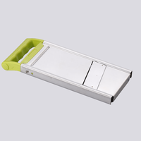 Slanke roestvrijstalen mandoline groentesnijder multifunctionele handmatige voedselrasp met superscherp mes, makkelijk schoon te maken, slank gereedschap