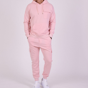 Acid Washed Custom Heavyweight Cotton Hoodie and <b>Sweatpants</b> <b>Set</b> 2 Pieces Blank Vintage Sweatsuits Tracksuits for Men - Product Image 2