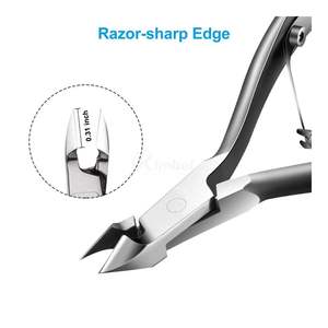 Satin Finish Cuticle Nipper Professional <b>Nail</b> Trimmer for Manicure High Precision Stainless Steel Skin Cutter Pedicure Tool - Product Image 3