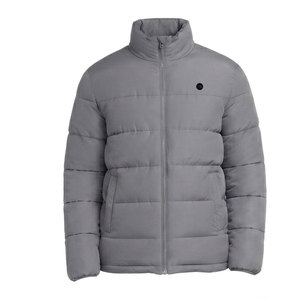 <b>Lightweight</b> <b>Puffer</b> <b>Jacket</b> Men Stylish Cold Weather With Smooth Padded Finish High Neck Front Side Pockets And Regular Fit - Product Image 5