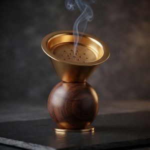 Modern Design Metal <b>Bakhoor</b> Burner Gold Branch Stand Luxury Arabic Mabkhara Stainless Steel <b>Oud</b> Censer For Ramadan Gift Decor - Product Image 6