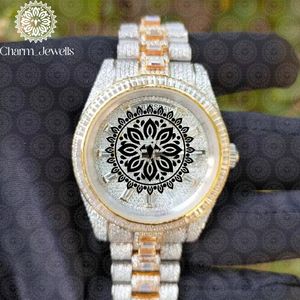 Montre mécanique de luxe pour homme Charm, boîtier de 11 mm, bracelet en acier inoxydable, cadran lumineux, affichage analogique de 40 mm, résistance à l'eau de 10 bars - Product Image 1