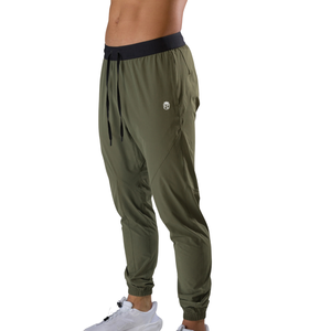 Pantalones de Entrenamiento Ajustados y Ligeros Evergrit Green Apex para Hombre, con Bolsillo con Cremallera, Suministro al por Mayor OEM - Product Image 2