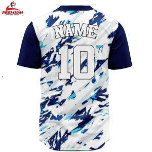 Maillot de baseball respirant de qualité supérieure, séchage rapide, vêtements de sport, couleurs et logo personnalisables, vente chaude, nouvelle arrivée, 100% polyester - Product Image 3
