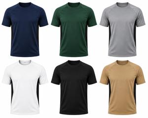 Hot Selling Men's Short Sleeve T-<b>Shirt</b> O-Neck Regular Fit Quick Dry Knitted Casual <b>100</b>% <b>Polyester</b> 180g Premium Quality - Product Image 6