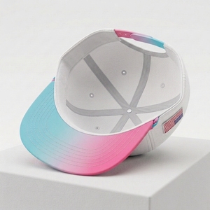 Gorra de golf snapback de sarga de algodón personalizada con bordado 3D, visera plana, ajustable, estilo béisbol, OEM, logotipo personalizado, de fábrica, para moda y fiestas - Product Image 3