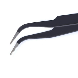 Pince à épiler chirurgicale professionnelle en acier inoxydable à pointe fine, longueur 10 mm, durable, antistatique, haute performance - Product Image 6