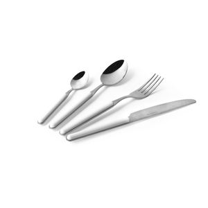 ชุดช้อนส้อมเอ็กเซลซ่า 24 ชิ้น รุ่นอีคลิปส์ สตีล สีขาว มีดสำหรับรับประทานอาหาร - Product Image 1