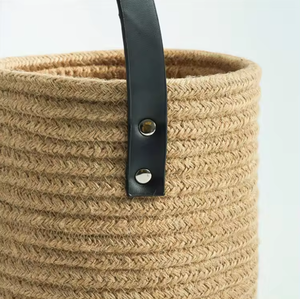 Jute <b>Tree</b> Pot Manufacturer – Premium Handmade Natural Fiber <b>Planter</b> Cover <b>for</b> Home and Nursery Use - Product Image 3