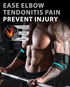 Vendas Elásticas de Alta Calidad para Rodillas, Diseño de Seguridad para Levantamiento de Pesas, para Entusiastas del Fitness, Vendas para Codos - Product Image 3