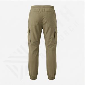 Ropa de moda 2025, pantalones de chándal acampanados con bolsillo de carga apilados de alta calidad para hombres, ropa de calle con múltiples bolsillos personalizados, pantalones cargo de invierno - Product Image 3