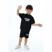 Ensembles de Vêtements Été 2026 pour Filles et Garçons, Tenues Enfants avec Cordon de Serrage, T-shirts et Shorts, Ensembles Bébé Garçons, Twinset