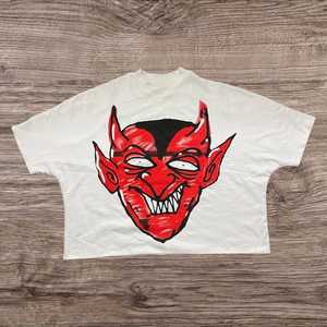 Camiseta con Estampado Gráfico de Moda, Personalizable con MOQ Bajo, Fabricante Personalizado en EE. UU., Moda Casual DTG, 100% Algodón, Marca Privada - Product Image 4