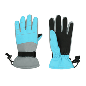 Guantes de Esquí de Cuero Vacuno Cálidos y Resistentes al Frío, Térmicos, Impermeables, con Cierre de Velcro, Unisex - Product Image 4